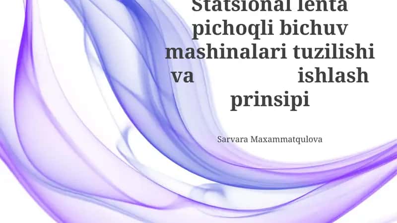 Statsionar Tasma Pichoq Kesish Mashinalari 1