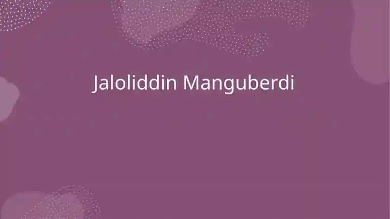 Jaloliddin Manguberdi
