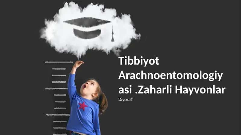 Tibbiyot Arachnoentomologiyasi.Zaharli Hayvonlar 1