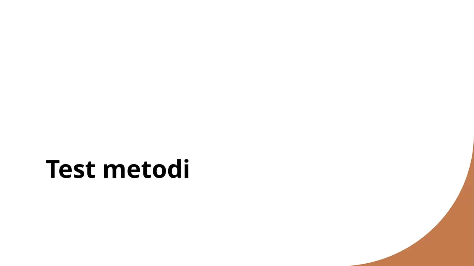 Test metodi 1