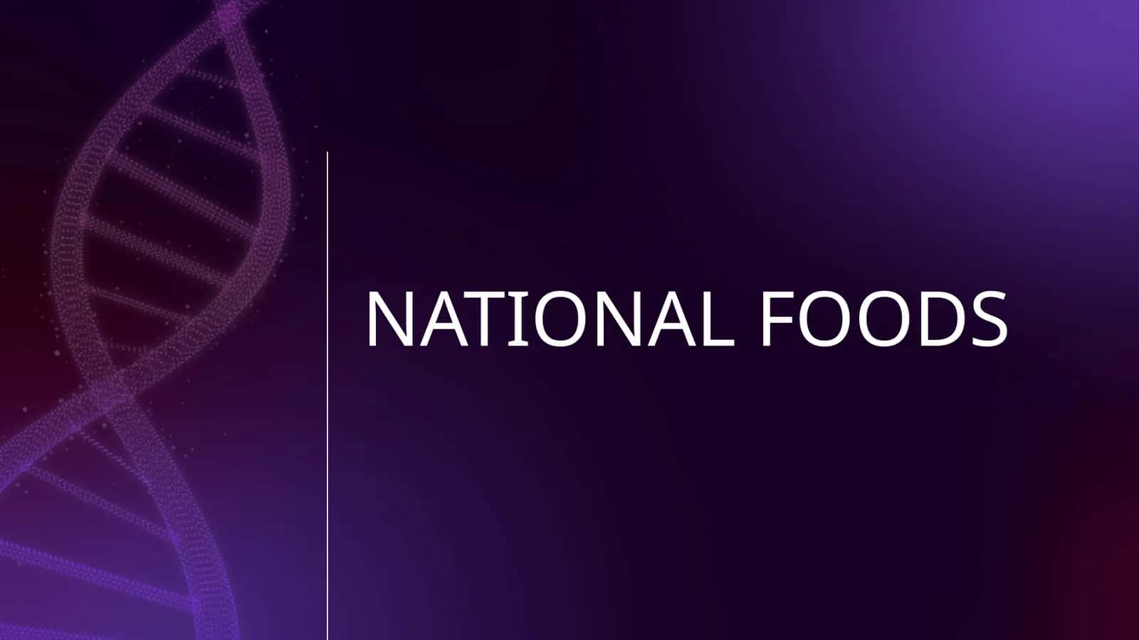 NATIONAL FOODS 1