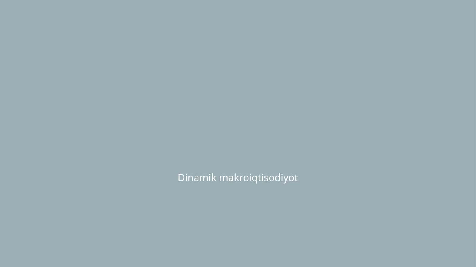 Makroiqtisodiy tahlilda MHTdan foydalanish 1