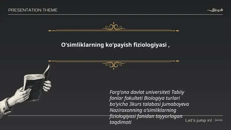 Oʻsimliklarning koʻpayish fiziologiyasi 1