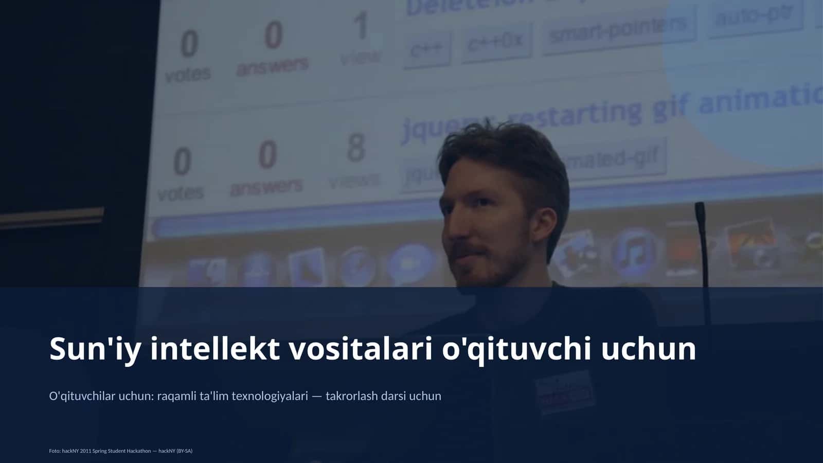 Sun'iy intellekt vositalari o'qituvchi uchun 1