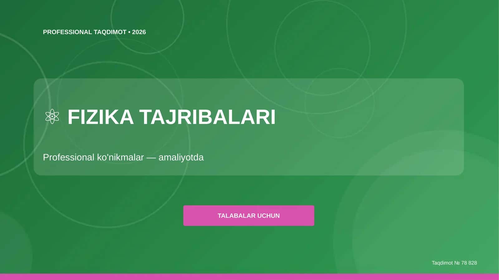 Fizika Tajribalari 1