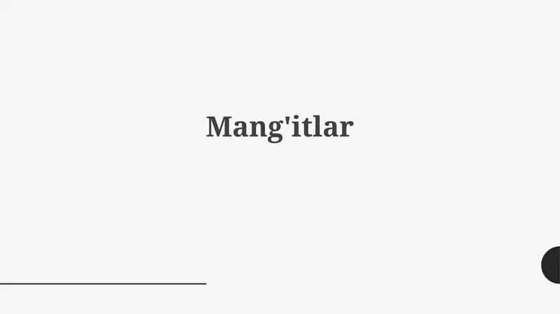Mang'itlar 1