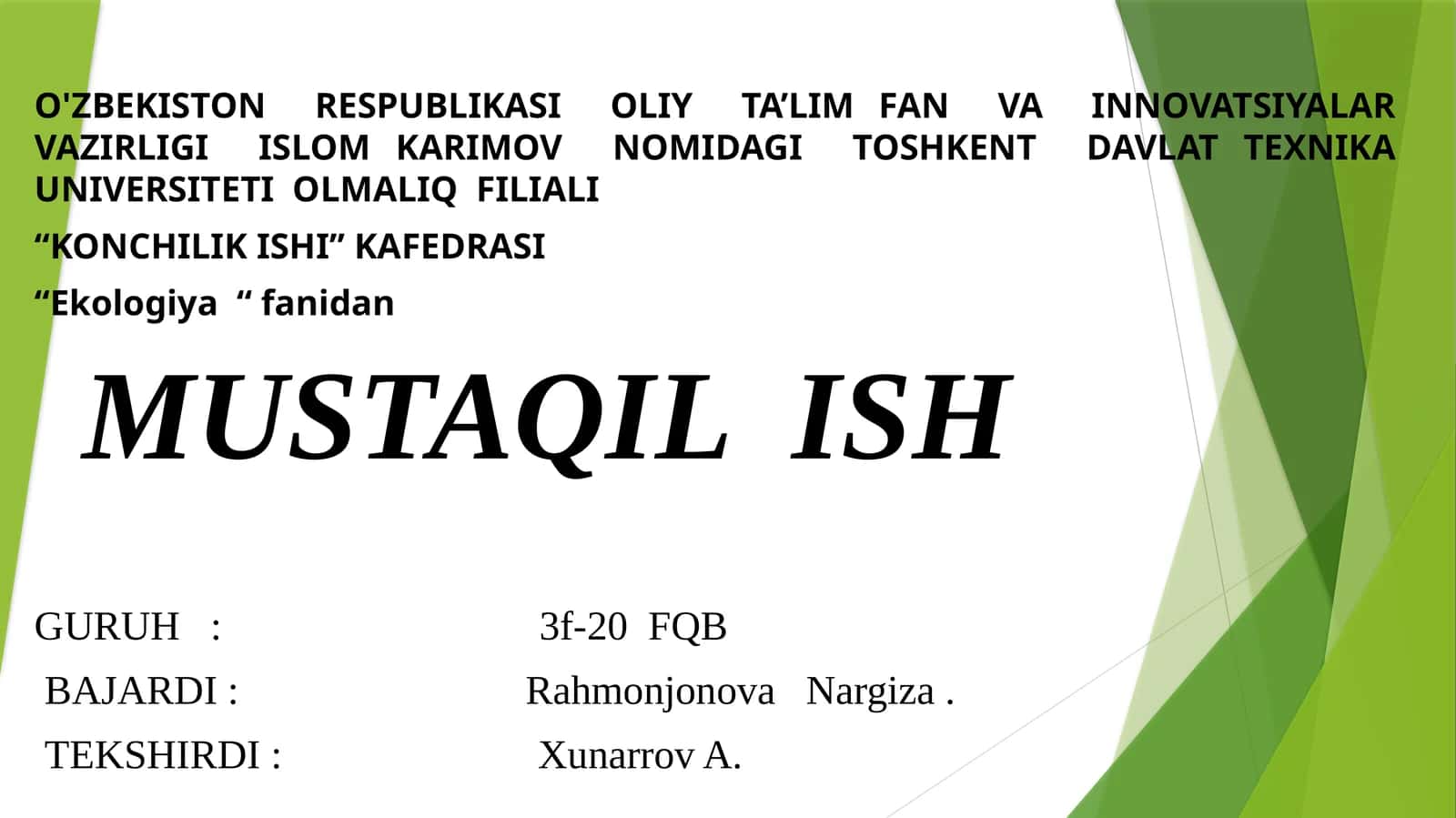 Muhitvayashashsharoiti,ekologiyaomillarvaularningklasifikatsiyasi 1