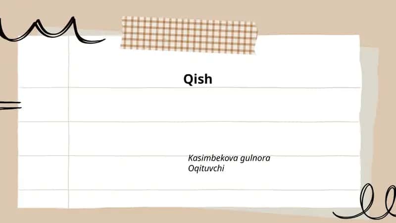 Qishning iqlimi va ob-havo 1