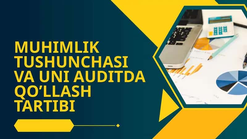 MUHIMLIK TUSHUNCHASI VA UNI AUDITDA QO’LLASH TARTIBI 1