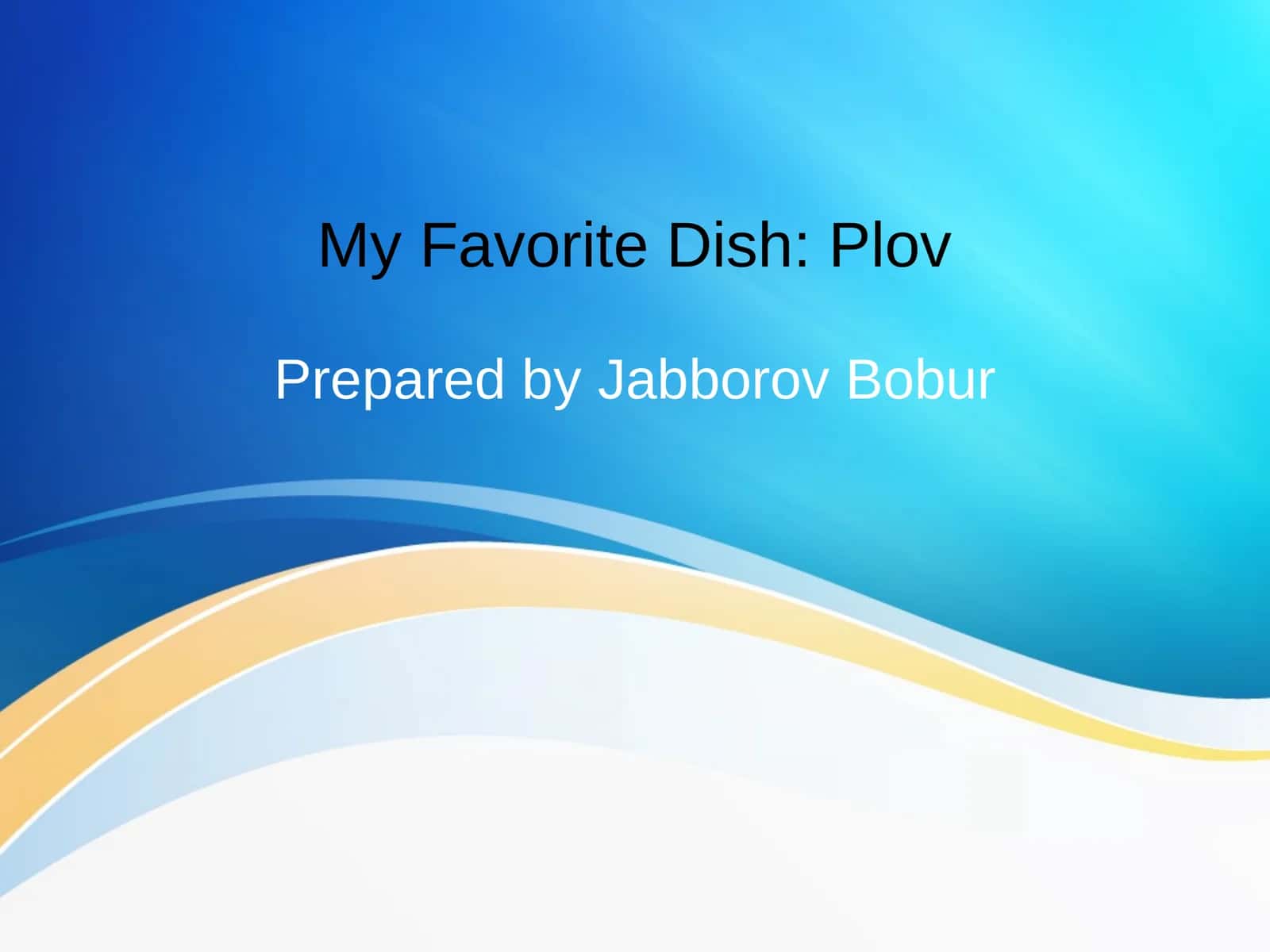 Plov 1