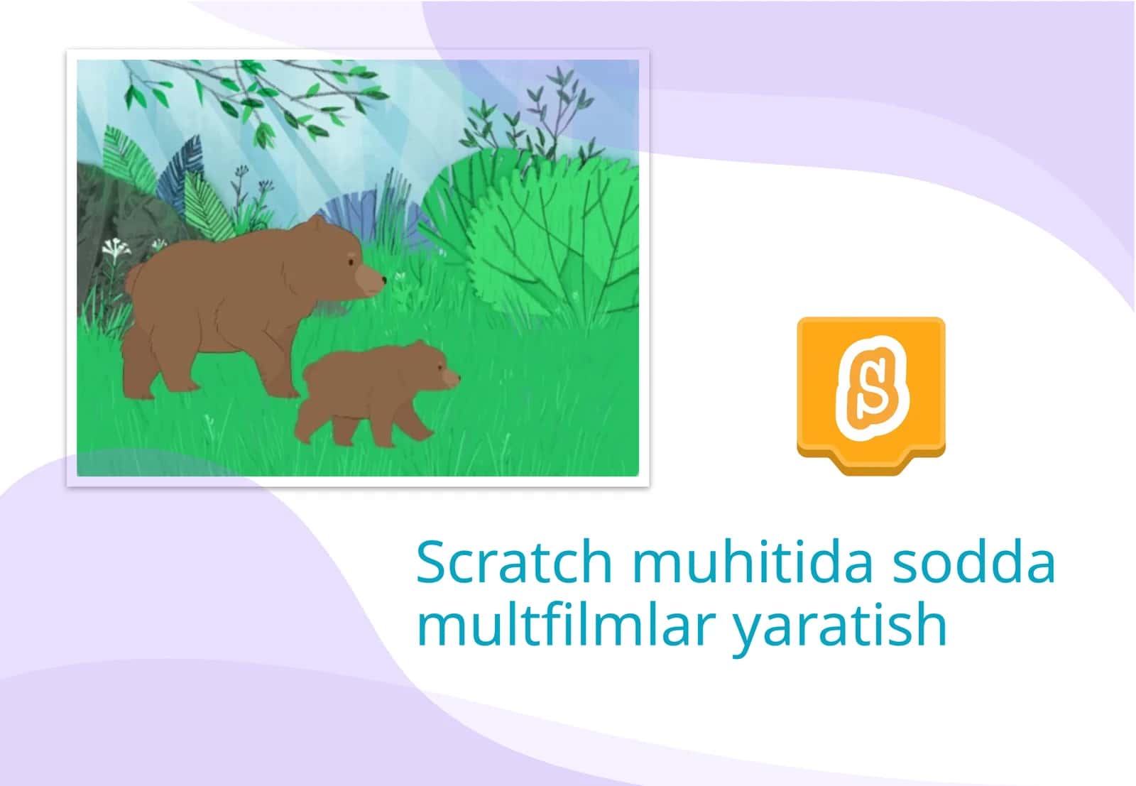 Scratch muhitida soddalik multfilm yaratish 1