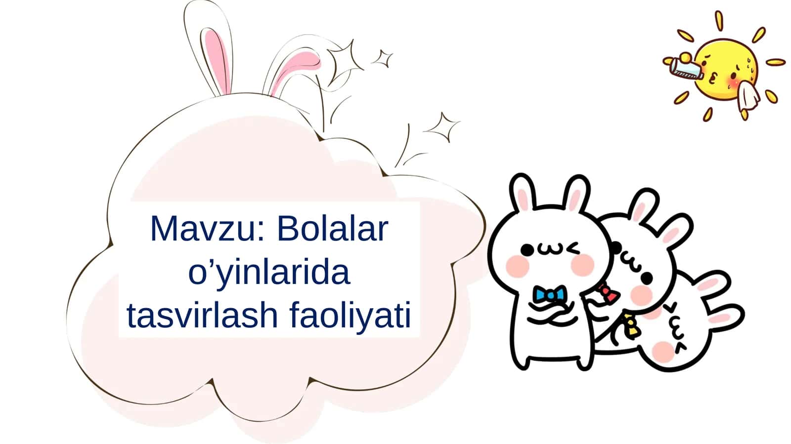 Bolalar o’yinlarida tasvirlash faoliyati slayd 1