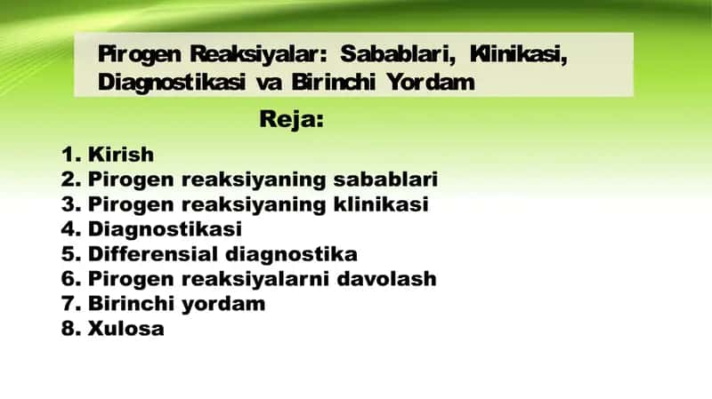pirogen reaksiyalar pptx 1