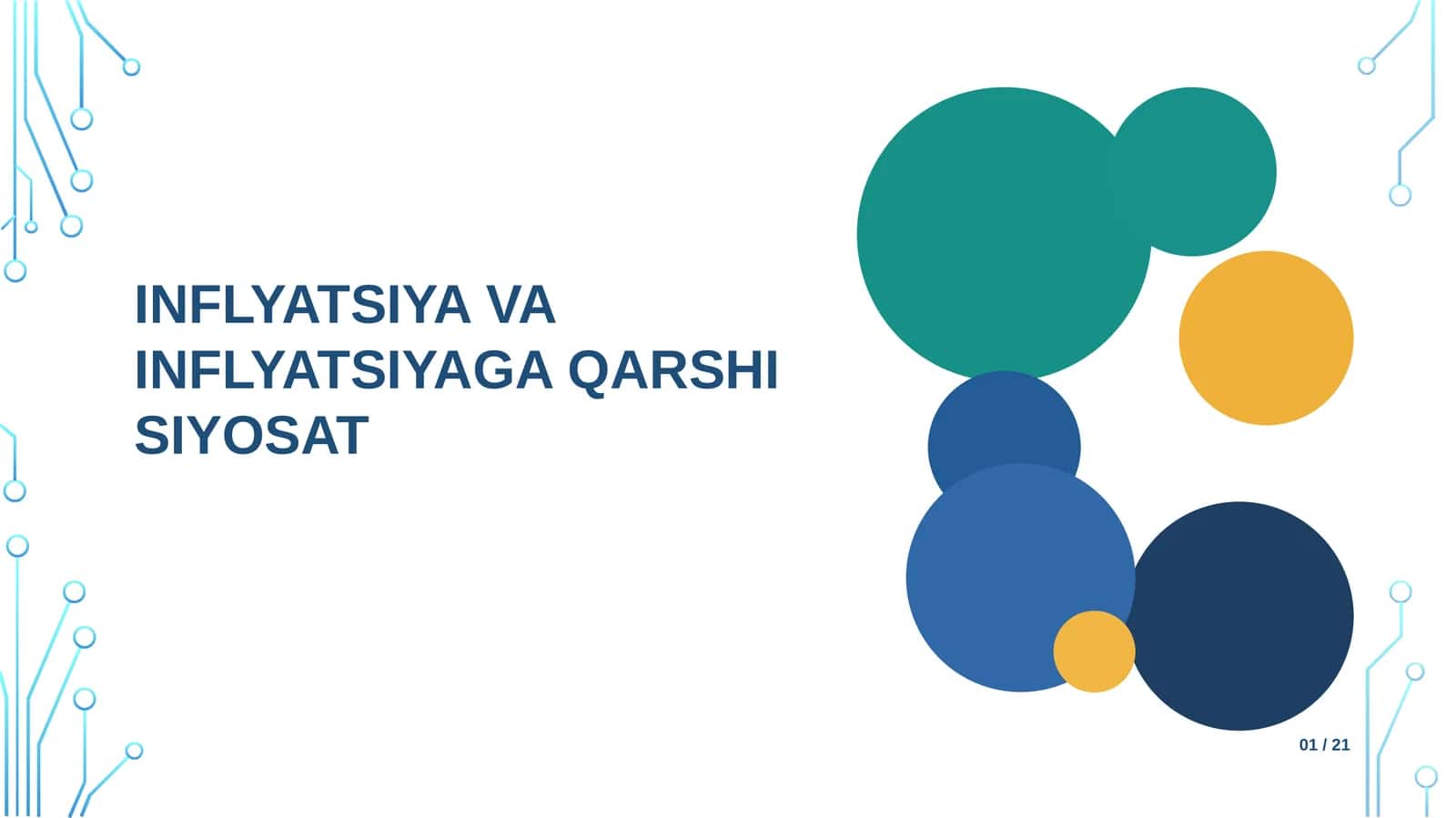 Inflyatsiya va unga qarshi siyosat 1