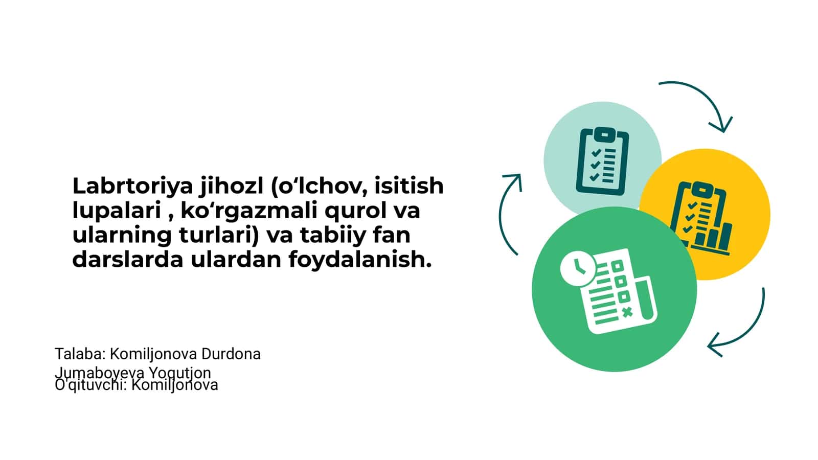 Laboratoriya jihozlari va turlari 1