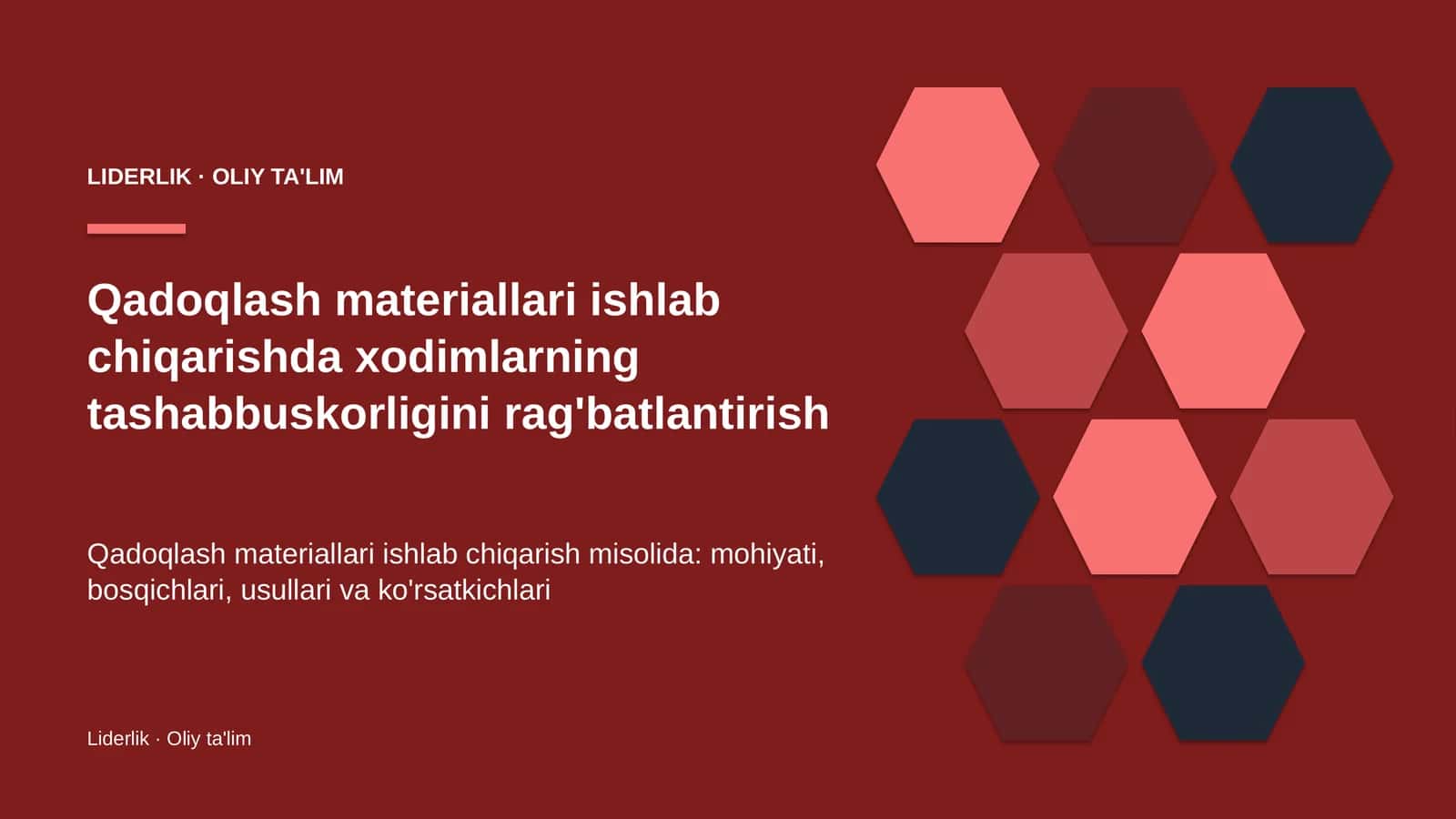 qadoqlash materiallari ishlab chiqarishda xodimlarning tashabbuskorligini rag'batlantirish 8476 1