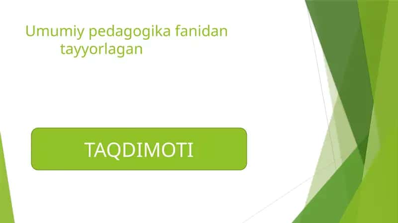 Fuqarolik Tarbiyasi 1