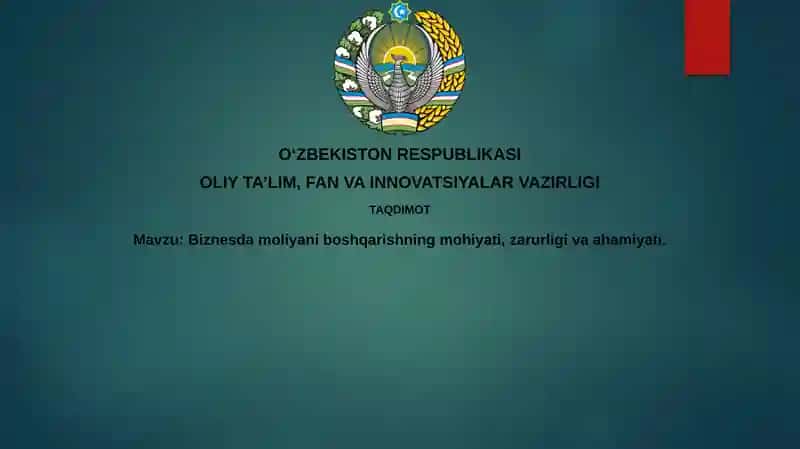 Moliya menejmenti