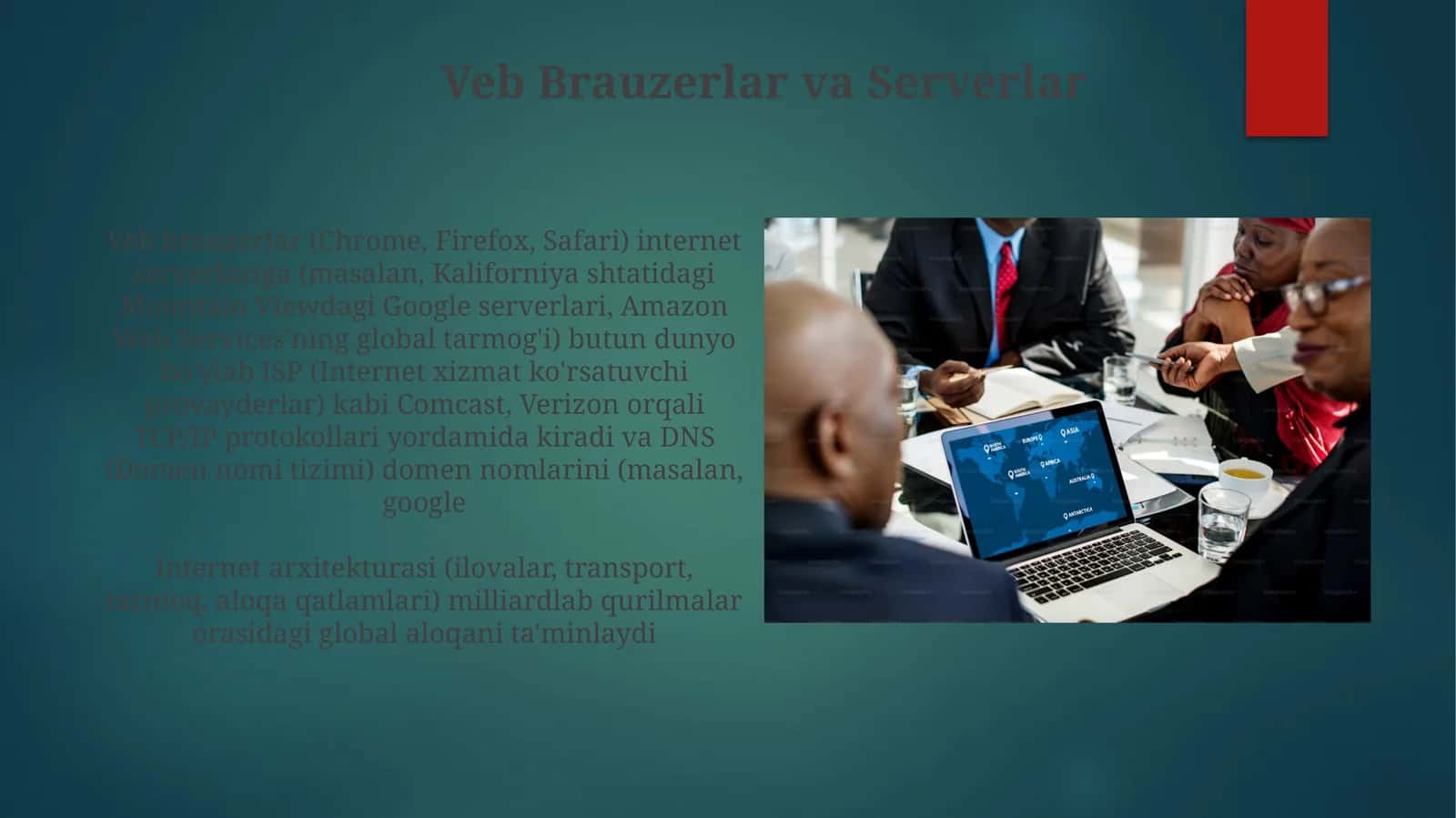 Veb Brauzerlar va Serverlar 1