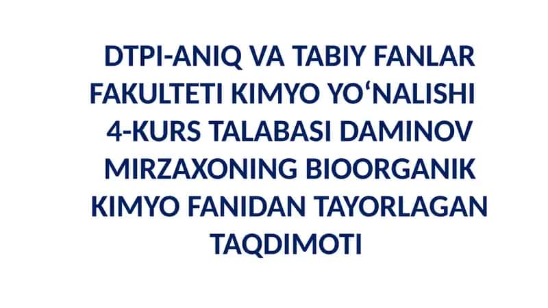 Oqsillarning Tuzilish Darajalari 1