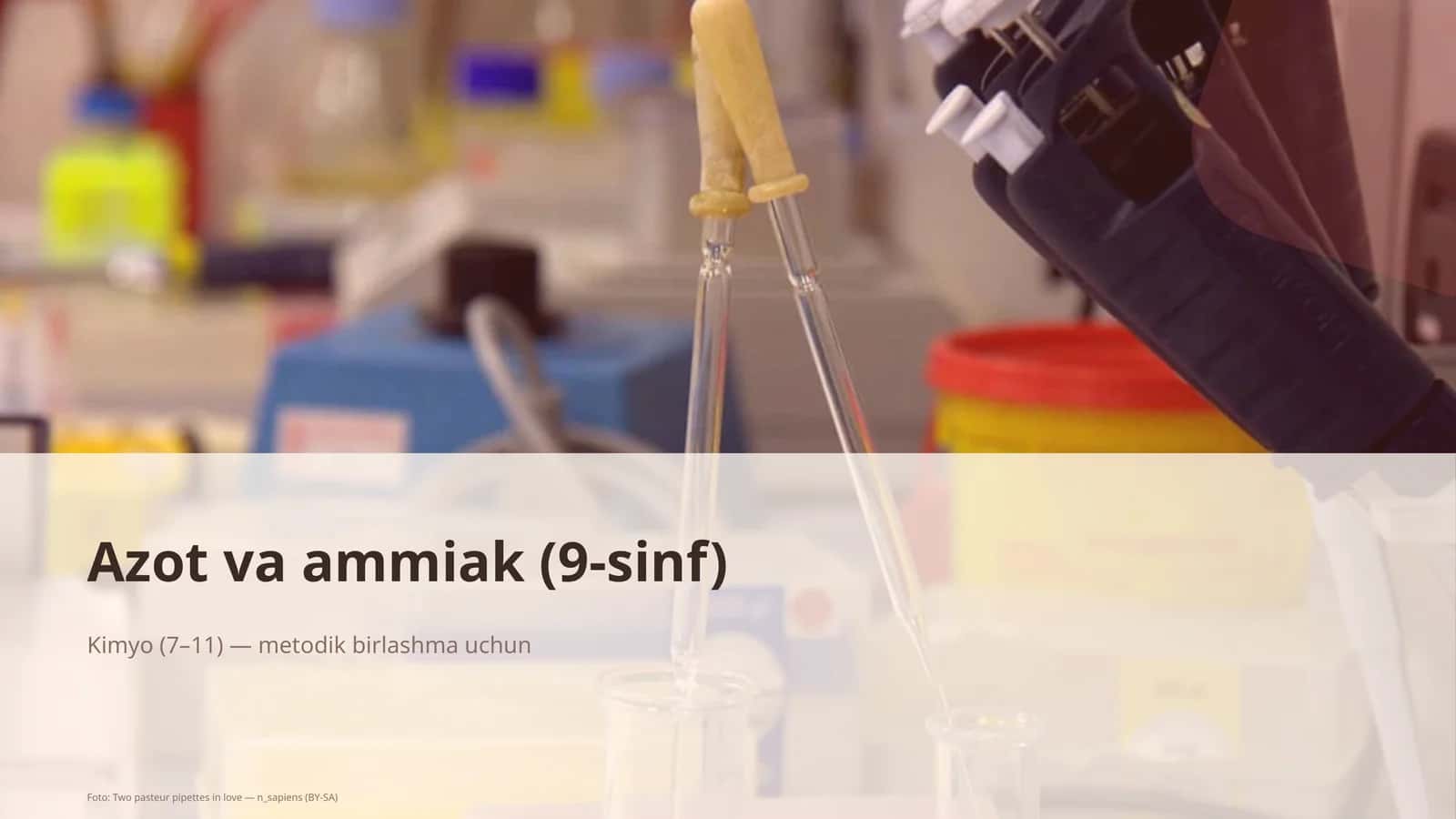 Azot va ammiak (9-sinf) 1