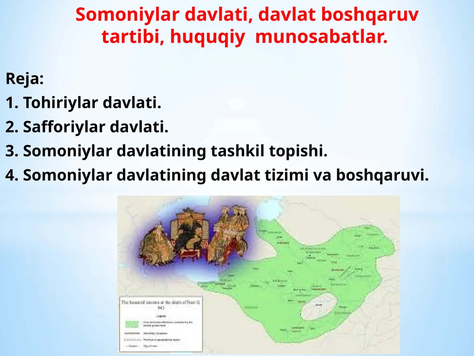 Somoniylardavlatiningdavlattizimivaboshqaruvi 1