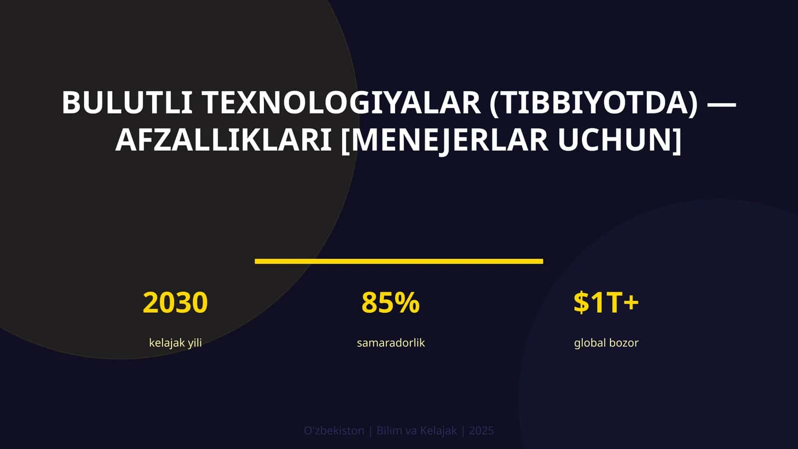 Bulutli texnologiyalar (tibbiyotda) — afzalliklari [menejerlar uchun] 1