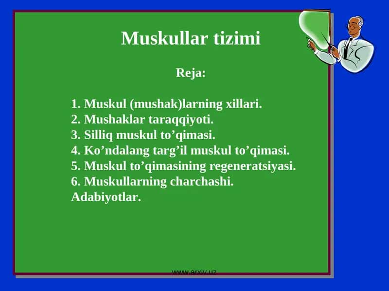 Muskullar tizimi 1