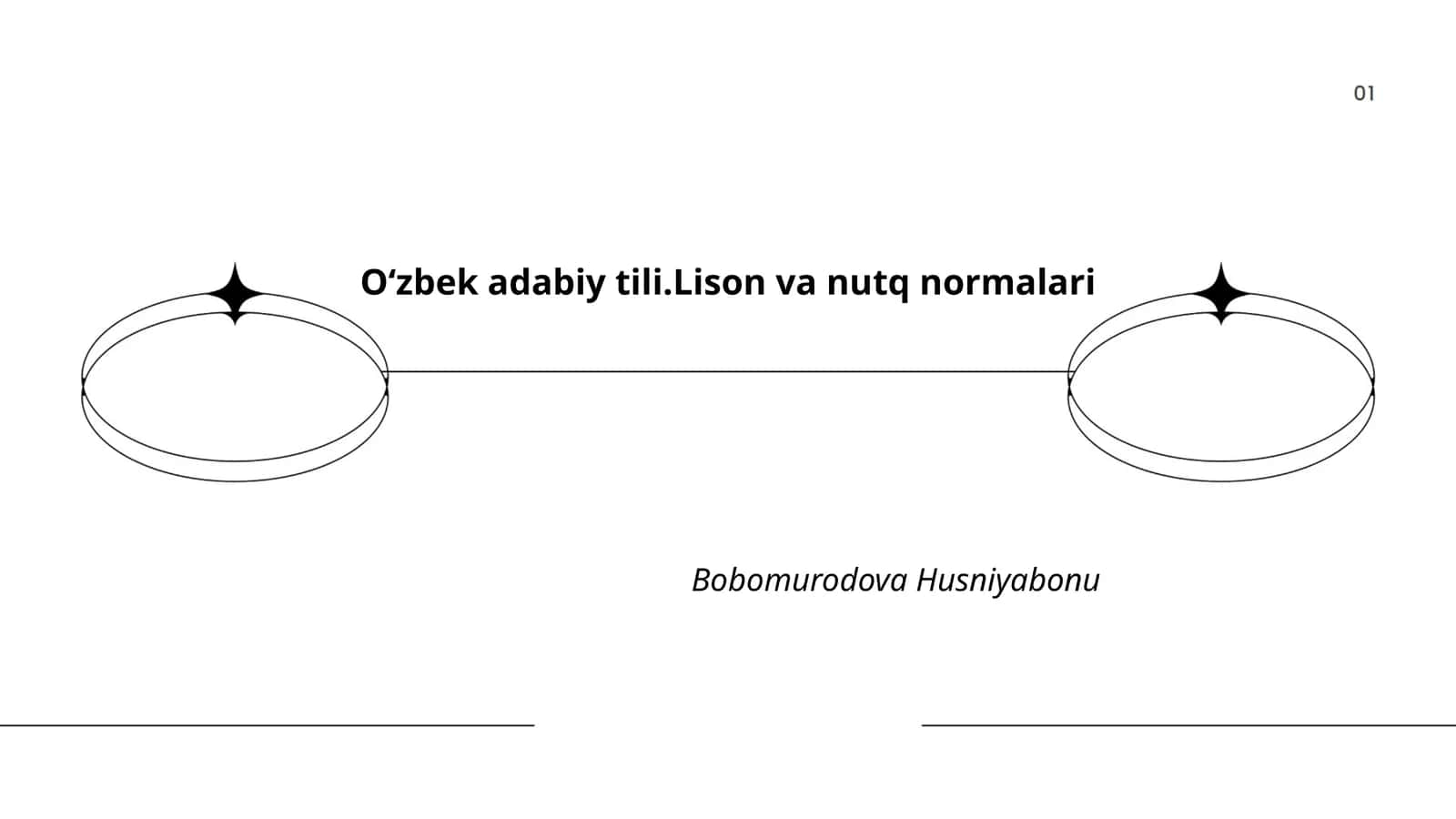 Oʻzbek adabiy tili.Lison va nutq normalari 1