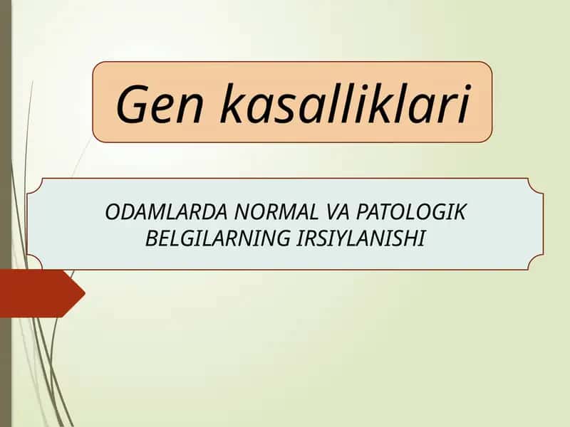 Genkasalliklari 1