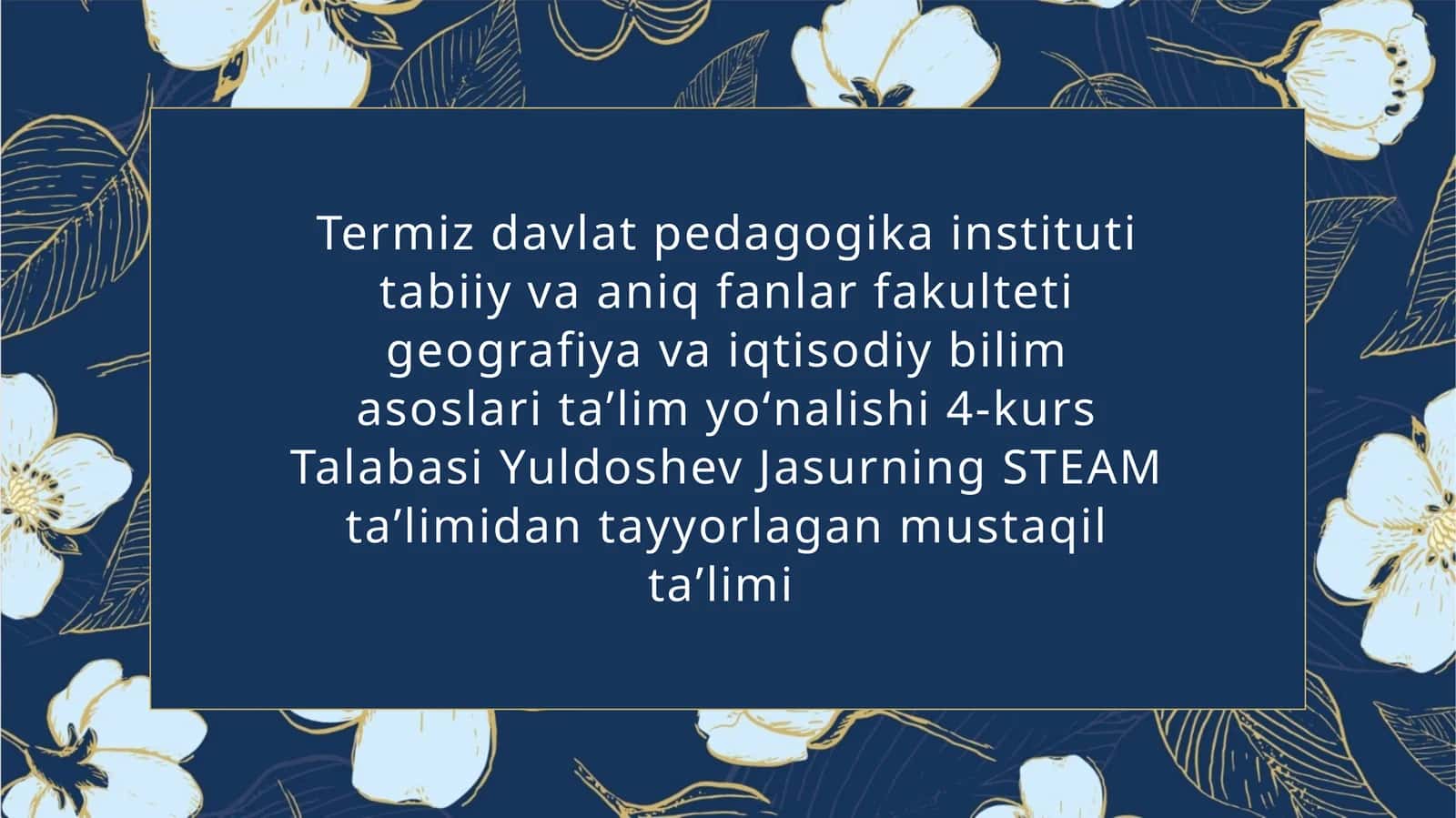 STEAM taʼlimi integratsion yondashuv 1