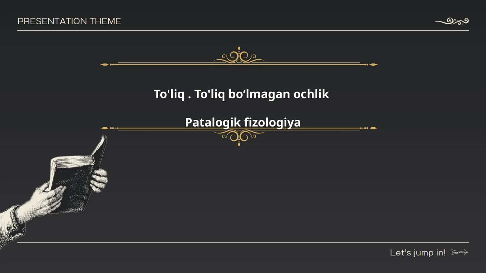 Ochlikning patofiziologik asoslari 1
