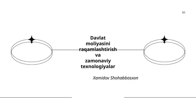 Davlat moliyasini raqamlashtirish va zamonaviy texnologiyalar 1