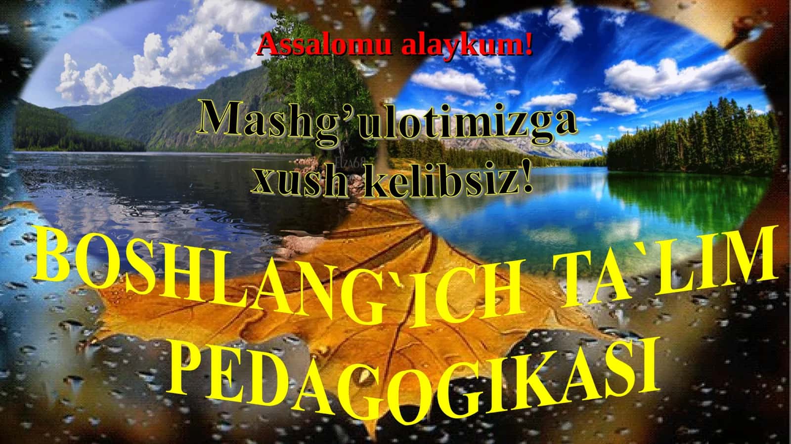 SHARQ UYG‘ONISH DAVRIDA BOSHLANG‘ICH TA’LIMGA OID PEDAGOGIK FIKRLARNING RIVOJLANISHI 1