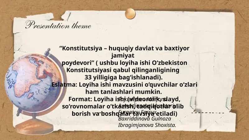 Konstitutsiya – huquqiy davlat va baxtiyor jamiyat poydevori 1