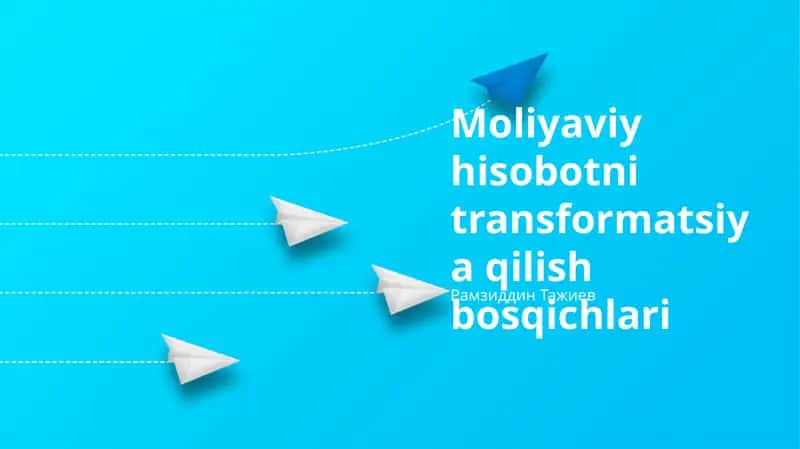 Moliyaviy Hisobotlashni Isloh Qilishning Bosqichlari 1