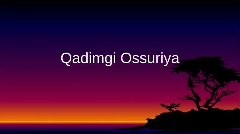 Qadimgi Ossuriya 1