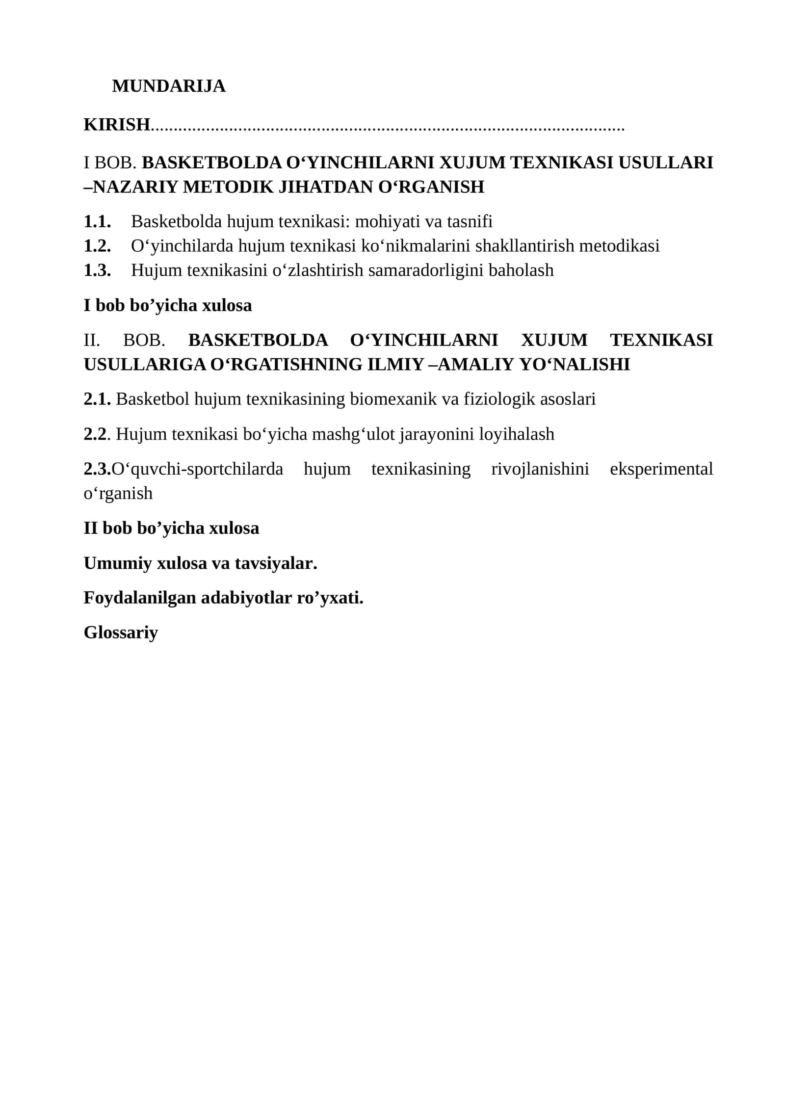 BASKETBOLDA O‘YINCHILARNI XUJUM TEXNIKASI USULLARI –NAZARIY METODIK JIHATDAN O‘RGANISH 1