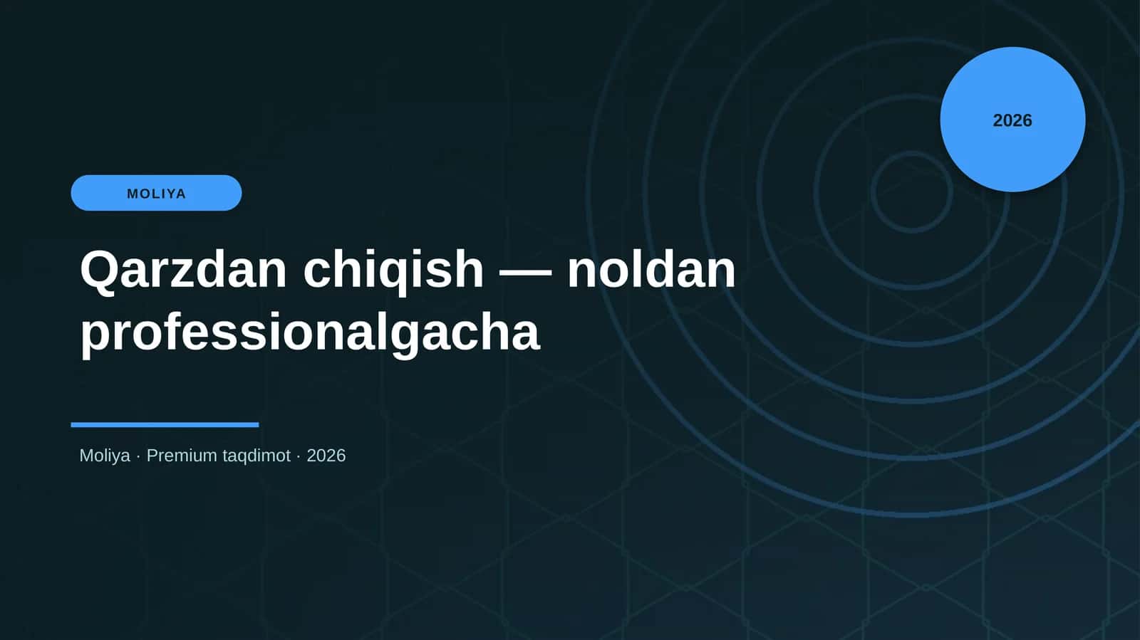 Qarzdan chiqish — noldan professionalgacha 1