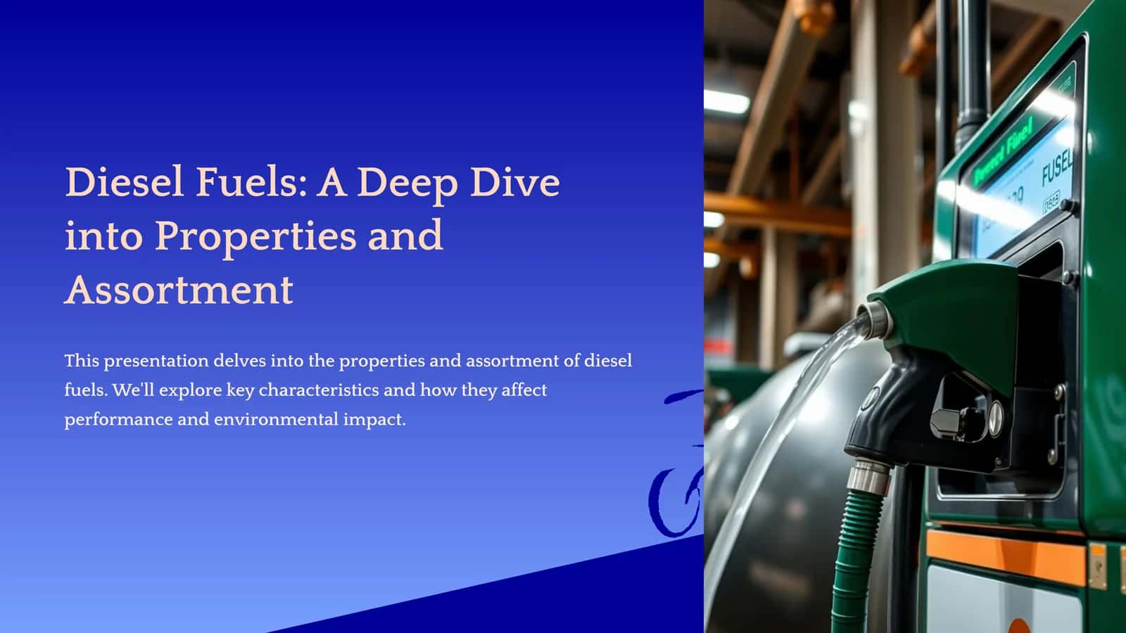 Diesel Fuels: A Deep Dive into Properties and Assortment 1