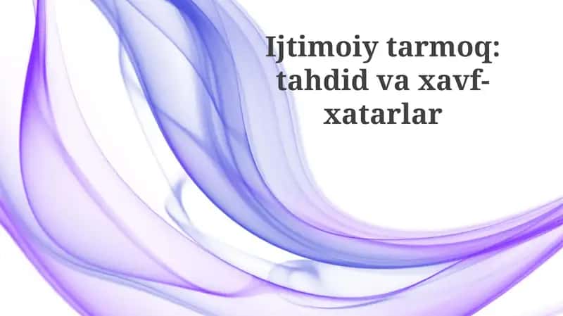 Ijtimoiy tarmoqlar 1