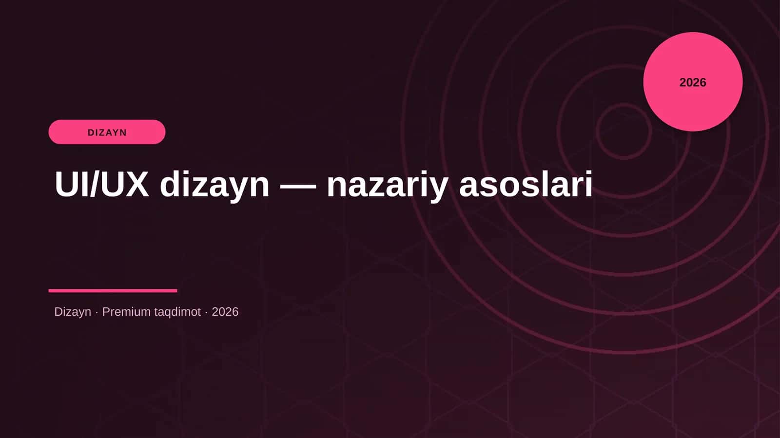 UI/UX dizayn — nazariy asoslari 1
