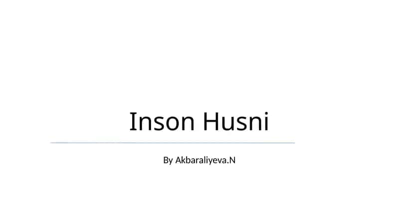 Inson Husni 1