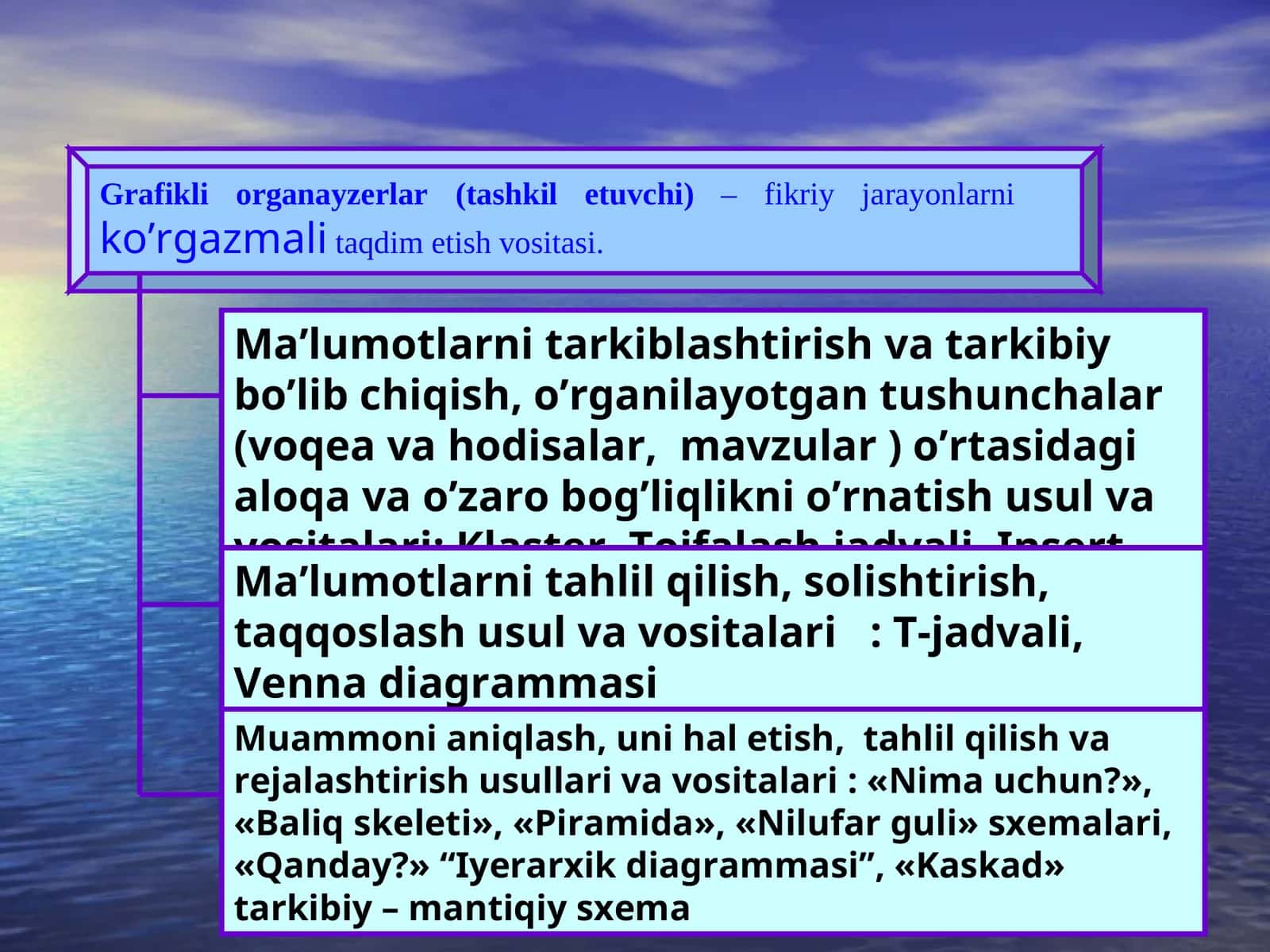Grafikli organayzerlar 1