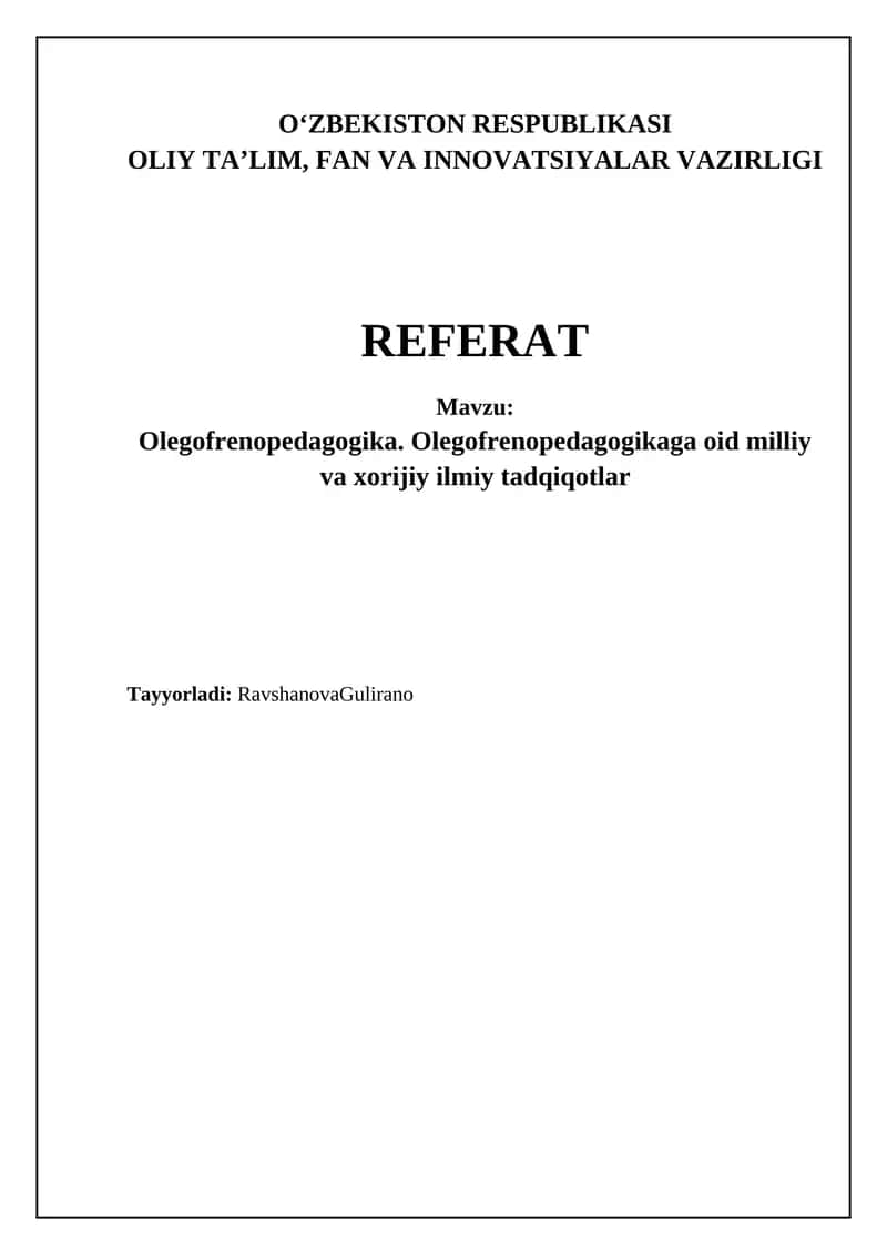 Olegofrenopedagogika 1