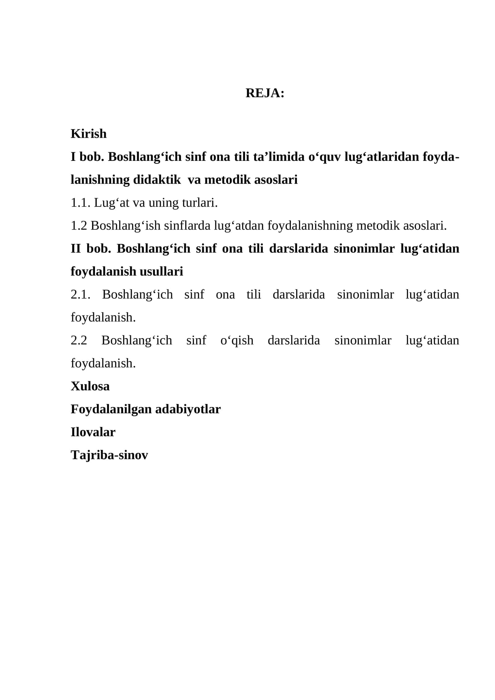 Boshlang‘ich sinf ona tili ta’limida o‘quv lug‘atlaridan foydalanishning didaktik va metodik asoslari 1