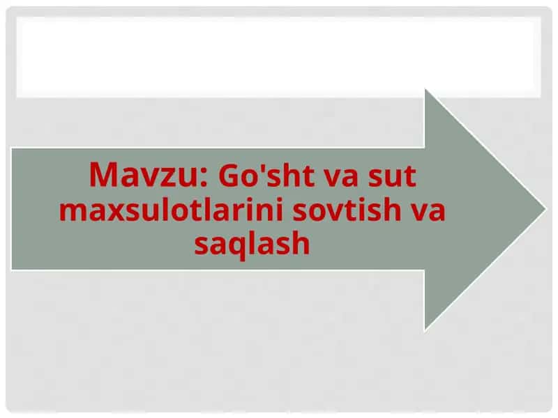 Go'sht va sut mahsulotlari sovutish 1