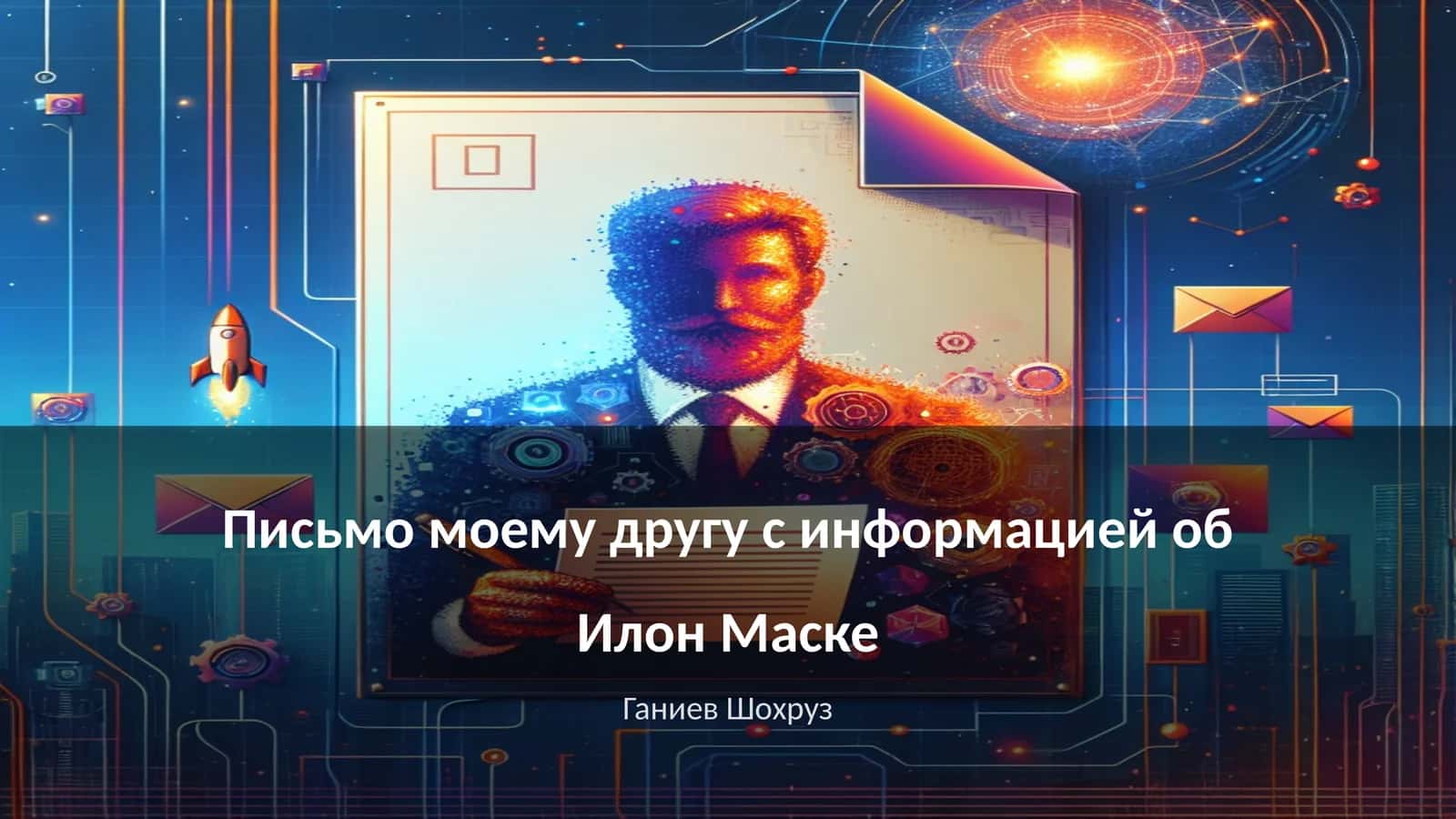 Письмо моему другу с информацией об Илон Маске 1