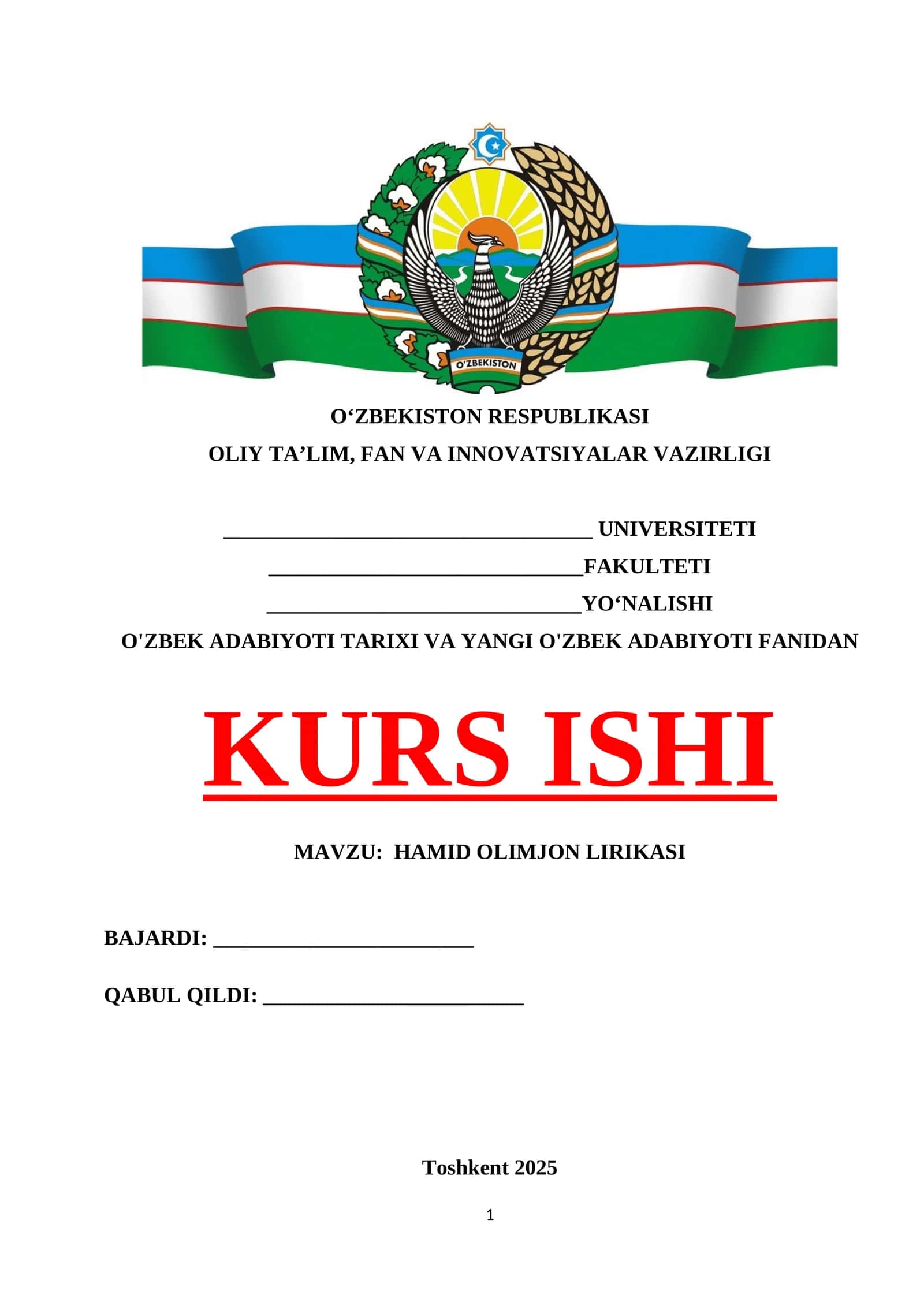 Hamid Olimjon lirikasi 1