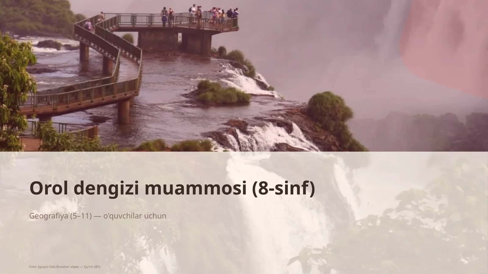 Orol dengizi muammosi (8-sinf) 1